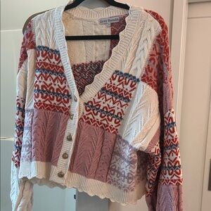 Grey Bandit Multicolor Women's Cardigan
